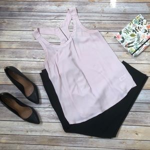 Blush colored work Top